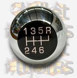 BILLET SHORT GEAR KNOB for HOLDEN 6-SPEED T56 TREMEC GEARBOX - WITH SHIFT PATTERN