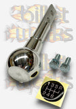 BILLET SHORT GEAR KNOB for HOLDEN 6-SPEED T56 TREMEC GEARBOX - WITH SHIFT PATTERN